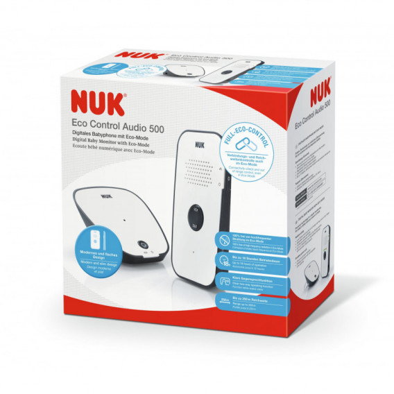 Συσκευή τηλεφώνου για παρακολούθηση μωρού Eco Control 500 NUK 81555 4