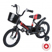 Anais 14 παιδικό ποδήλατο σε μαύρο χρώμα ZIZITO 81902 