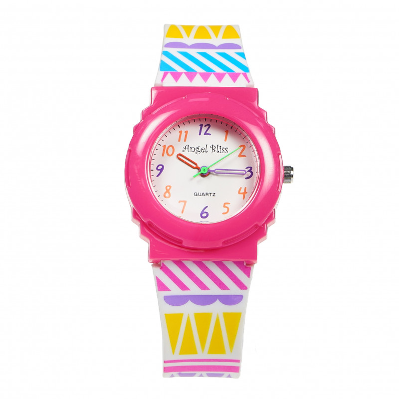 Σπορ ρολόι για κορίτσι, σε φούξια χρώμα  82209