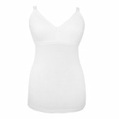 Βαμβακερή μπλούζα για θηλάζουσες μητέρες, σε λευκό χρώμα, μέγεθος 85 Mycey 82859 2