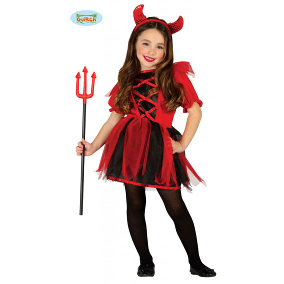 Αποκριάτικο κοστούμι χαριτωμένος διάβολος για κορίτσι Fiesta Guirca 83897 