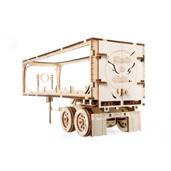 3D μηχανικό τρέιλερ για φορτηγό Heavy Boy Ugears 84181 8