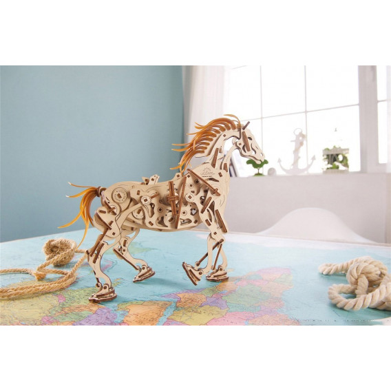 3D Mechanical Puzzle Μηχανικό άλογο Ugears 84197 7