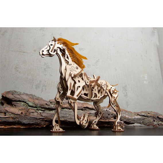 3D Mechanical Puzzle Μηχανικό άλογο Ugears 84213 23