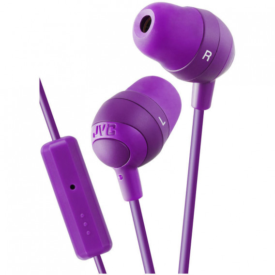 Στερεοφωνικό ακουστικό μωβ χρώματος ha-fr37-v JVC 8605 