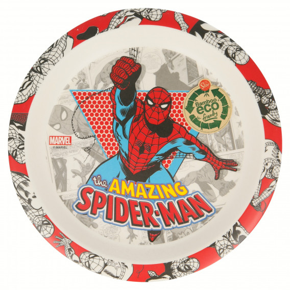 Μπαμπού πιάτο - Spider-Man, 21,5 cm Spiderman 8731 