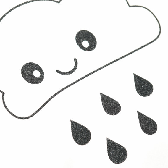 Φορμάκι από οργανικό βαμβάκι με τυπωμένο σύννεφο, για αγόρι NINI 87847 3