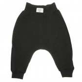 Μαύρο παντελόνι με ελαστάνη και απλικέ σχέδιο, για αγόρι NINI 87858 