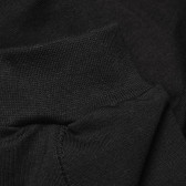 Μαύρο παντελόνι με ελαστάνη και απλικέ σχέδιο, για αγόρι NINI 87861 4