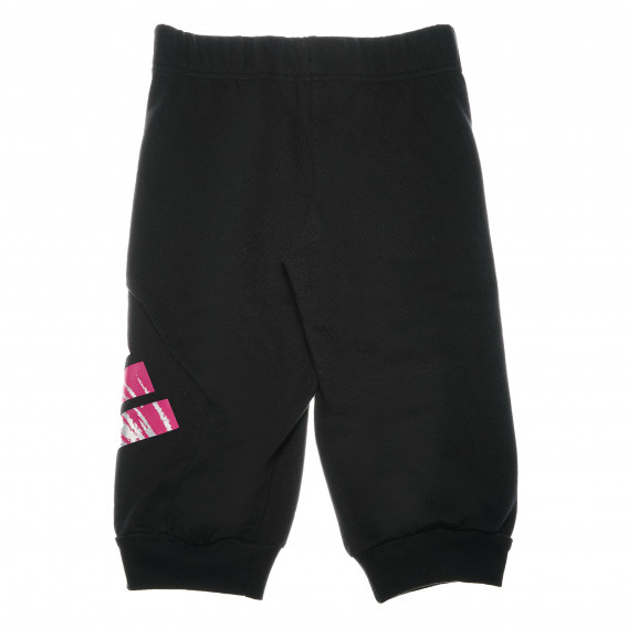 Μακρύ αθλητικό παντελόνι, με ροζ λογότυπο μάρκας, για κορίτσι Adidas 88097 2