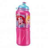 Αθλητικό πλαστικό παγούρι 530 ml, με εικόνα Princess Friendship Disney Princess 88280 2