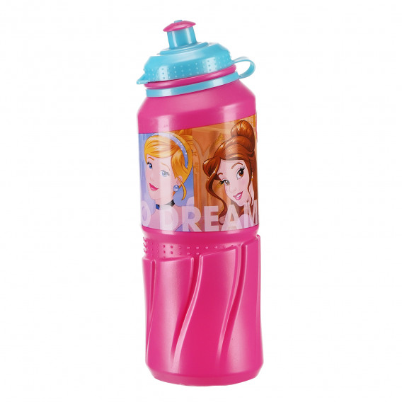 Αθλητικό πλαστικό παγούρι 530 ml, με εικόνα Princess Friendship Disney Princess 88281 3