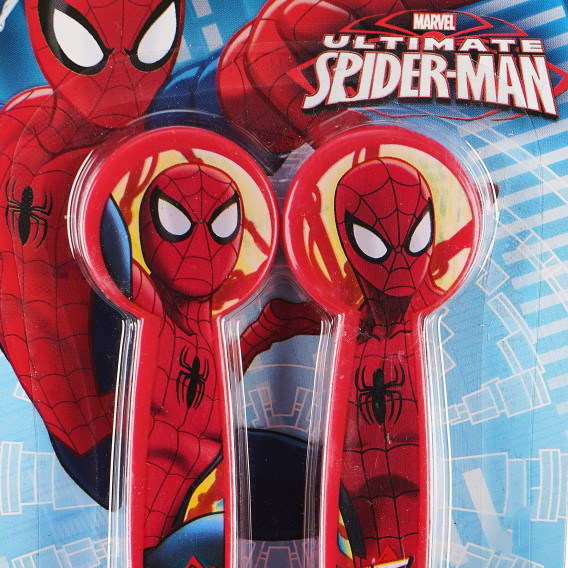 Σετ μαχαιροπήρουνων 2 τεμαχίων Spiderman, κόκκινο Spiderman 88287 3