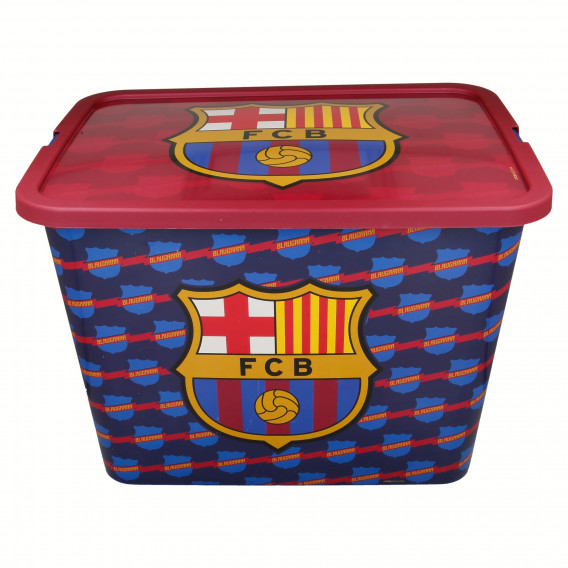 FC Barcelona κουτί αποθήκευσης με κλικ για προστασία, 23 λίτρα Stor 8874 