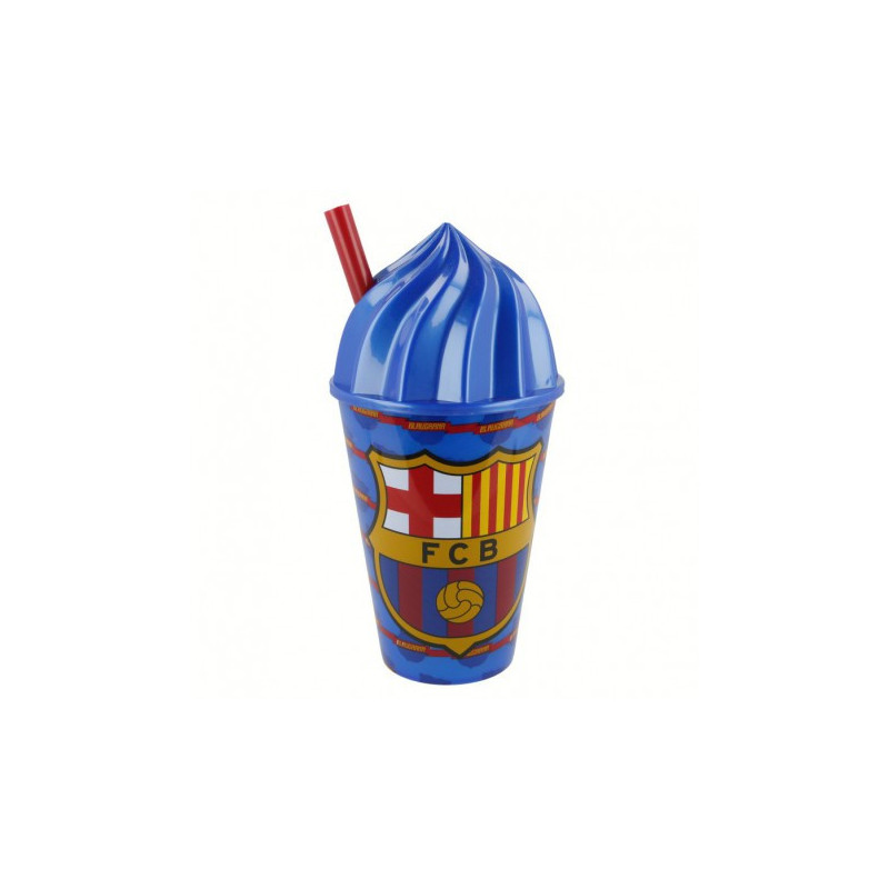 Κύπελλο με λογότυπο fc barcelona και καπάκι παγωτού  9058