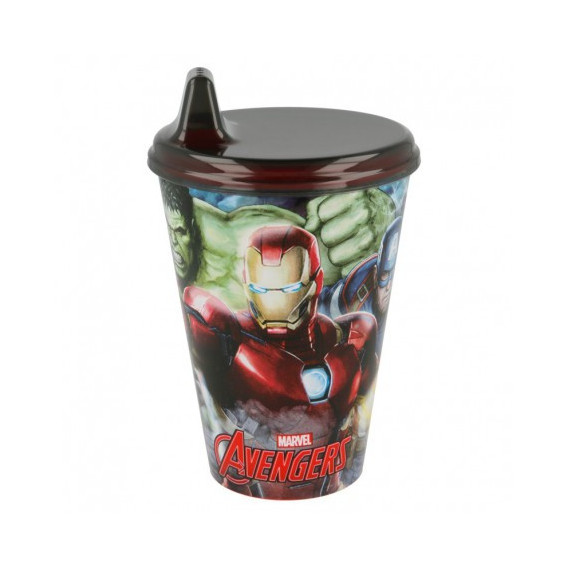 Avengers ποτήρι κόκκινο με στόμιο Stor 9102 