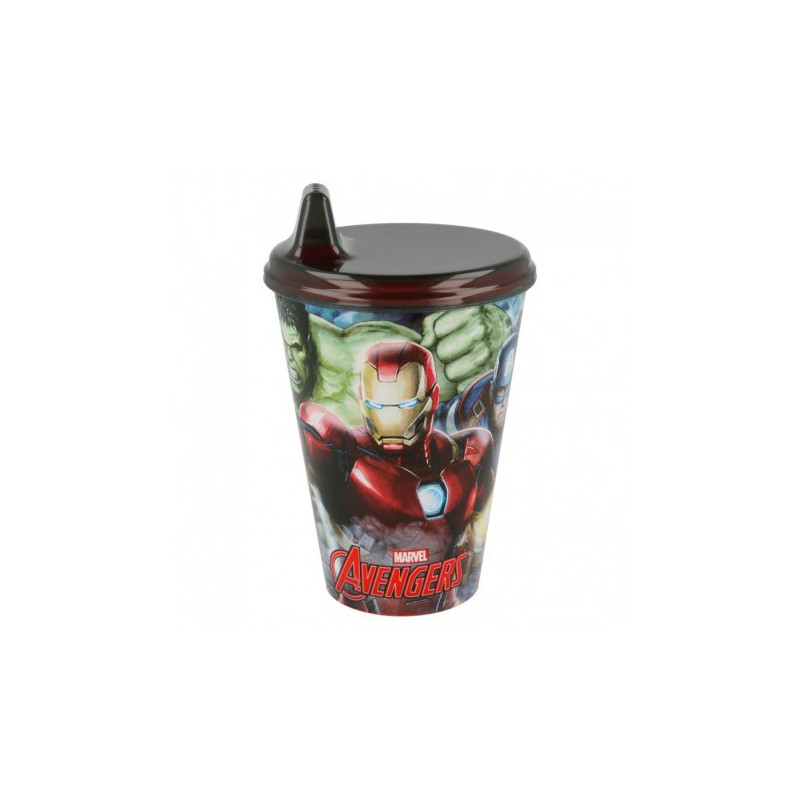 Avengers ποτήρι κόκκινο με στόμιο  9102