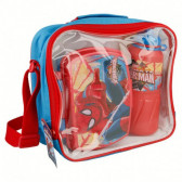 Πολυπροπυλένιο επιστροφή στο σχολείο Σετ 3 τεμαχίων σε μονωμένη τσάντα, Spiderman Spiderman 9135 