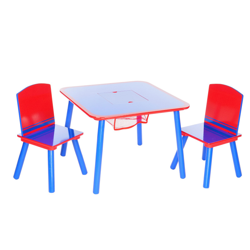 Σετ τραπεζιού και 2 καρέκλες Μπλε-κόκκινο  92790