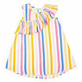 Αμάνικο φόρεμα με πολύχρωμες ρίγες Name it 94405 