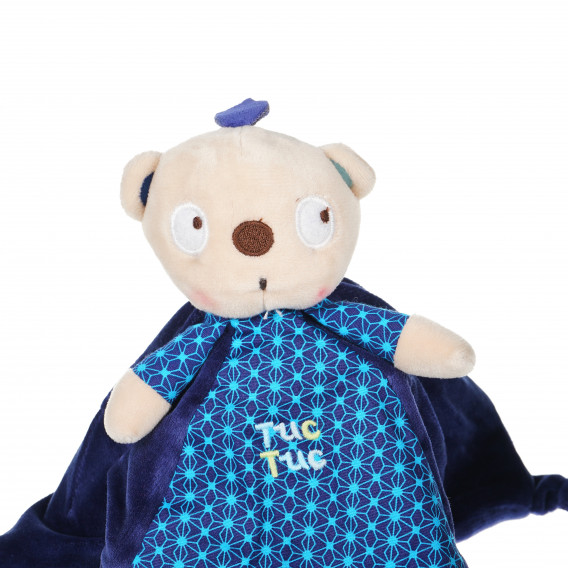 Πανάκι παρηγοριάς για αγόρι, με αρκουδάκι, σε μπλε χρώμα Tuc Tuc 94700 4