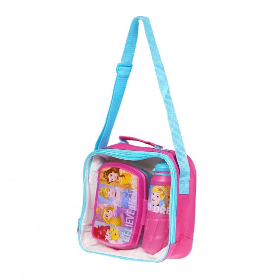 Πολυπροπυλένιο πίσω στο σχολείο σετ 3 τεμαχίων σε μονωμένη τσάντα, περιπέτεια φιλίας Disney Princess 95607 10