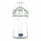 Μπουκάλι τροφοδοσίας πολυπροπυλενίου με πιπίλα 3 σταγόνες, 2 + μήνες, 330 ml. Chicco 95746 