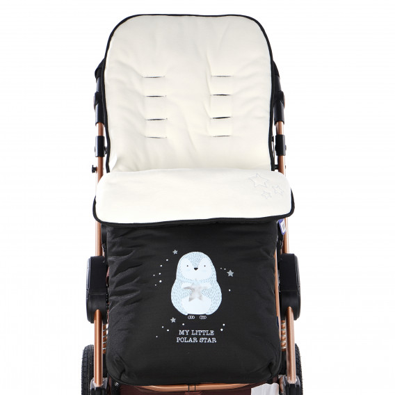 Τσάντα στήριξης Polar pingui σε μαύρο χρώμα Kikkaboo 95865 2