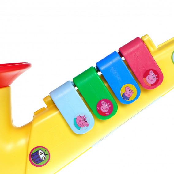 Παιδικό σαξόφωνο με 4 μουσικές νότες Peppa pig 96043 3