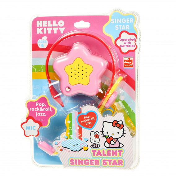 Παιδικό μικρόφωνο με ηχείο για ένα κορίτσι Hello Kitty 96056 