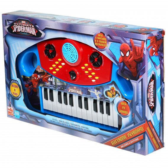 Ηλεκτρονικό πιάνο με 25 πλήκτρα Spiderman Ηλεκτρονικό πιάνο με 25 πλήκτρα Spiderman 96106