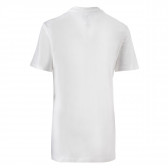 Βαμβακερό λευκό t-shirt, με λογότυπο, για αγόρι Franklin & Marshall 96620 2