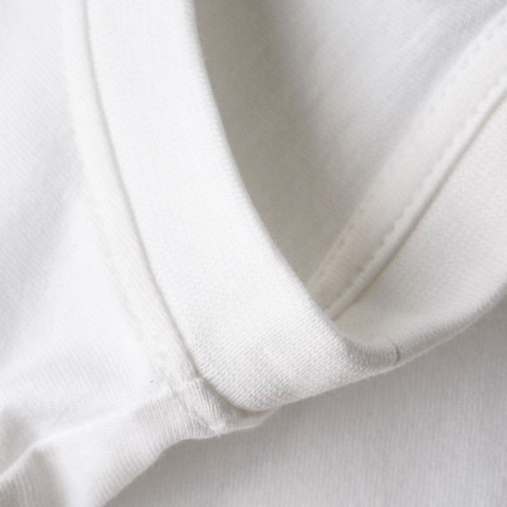 Βαμβακερό λευκό t-shirt, με λογότυπο, για αγόρι Franklin & Marshall 96622 4
