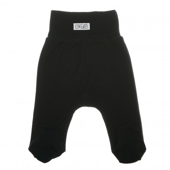 Μαύρο παντελόνι από οργανικό βαμβάκι, για αγόρι NINI 96968 
