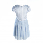 Φόρεμα με μανίκια και μπούστο σε ανοιχτό μπλε χρώμα LIPSY 9719 2