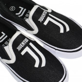 Μαύρα πάνινα παπούτσια με λευκή ένδειξη για αγόρι Arnetta 97244 4