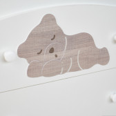 Συρταριέρα με μπανιέρα και αλλαξιέρα - Φυσικό ξύλο οξιάς Baby Expert 97613 3