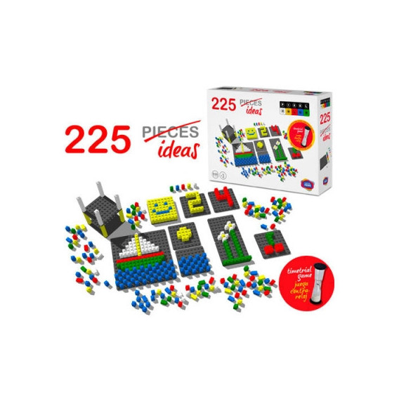 Τουβλάκια κατασκευών Παιδικό μωσαϊκό σε 230 κομμάτια Game Movil 9789 