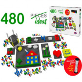 Τουβλάκια κατασκευών Παιδικό μωσαϊκό σε 480 κομμάτια Game Movil 9791 