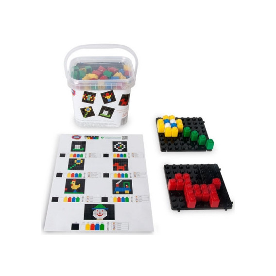 Τουβλάκια κατασκευών Παιδικό μωσαϊκό σε 163 κομμάτια Game Movil 9795 