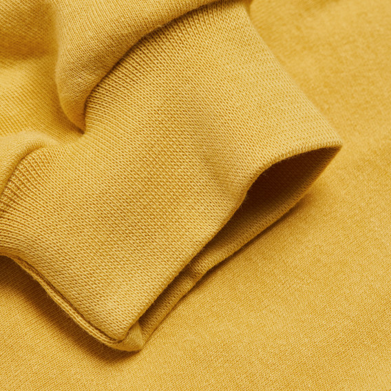 Παντελόνι σε κίτρινο χρώμα, από οργανικό βαμβάκι, για κορίτσι NINI 98794 3
