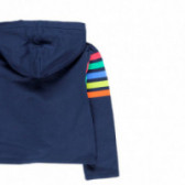 Βαμβακερό φούτερ με κουκούλα και χρωματιστές ρίγες, για κορίτσι Boboli 99159 4