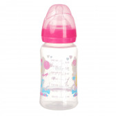 Μπουκάλι με πιπίλα σιλικόνης Princess 240 ml για ένα κορίτσι Disney Princess 99484 3