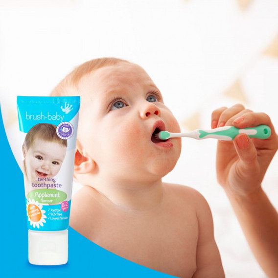 Οδοντόκρεμα για μωρά και παιδιά, πλαστικός σωλήνας, 50 ml brush-baby 99521 2