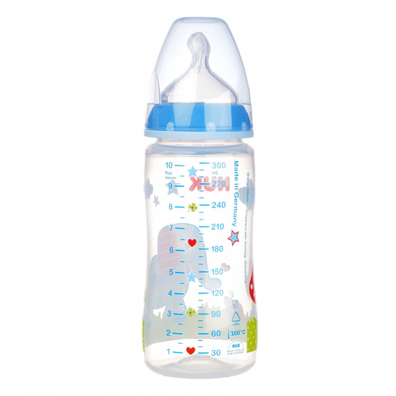 Μπουκάλι τροφοδοσίας από πολυπροπυλένιο, μπλε, 2 σταγόνων, 0 + μήνες, 300 ml. NUK 99813 4