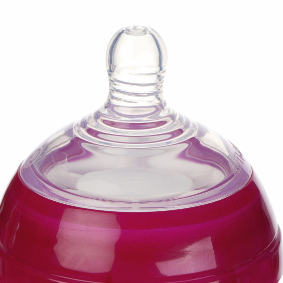 Tommee Tippee μπιμπερό πολυπροπυλενίου, ροζ, με ροή 2 σταγόνες, 0+ μηνών, 340 ml Tommee Tippee 99881 6