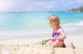 adorable,little,baby,at,tropical,beach,on,vacation